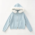 Soft and lazy style sweater jacket for women's clothing