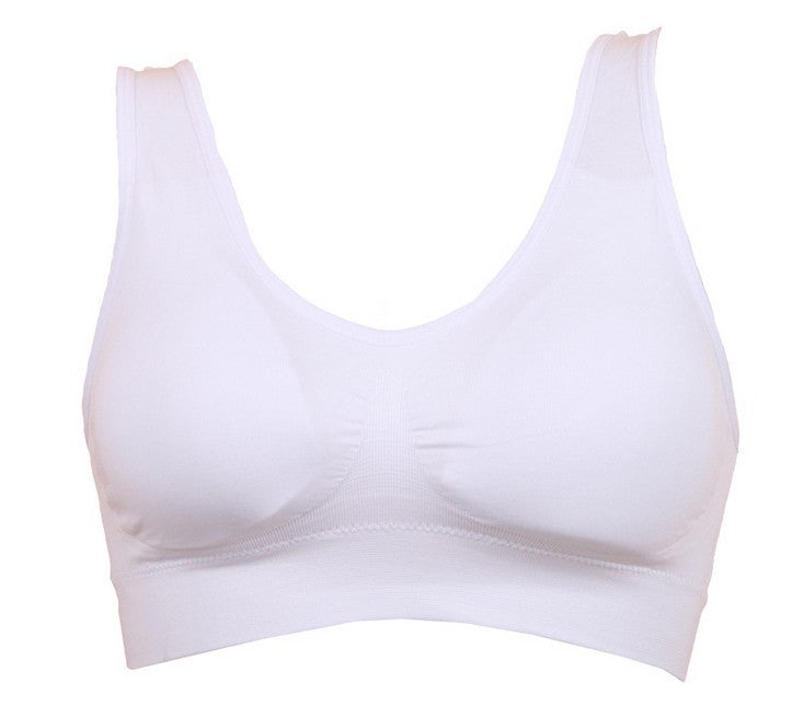 Double Layer Yoga Sports Bra With Removable Chest Pad Sleeping Bra No Wire Underwear