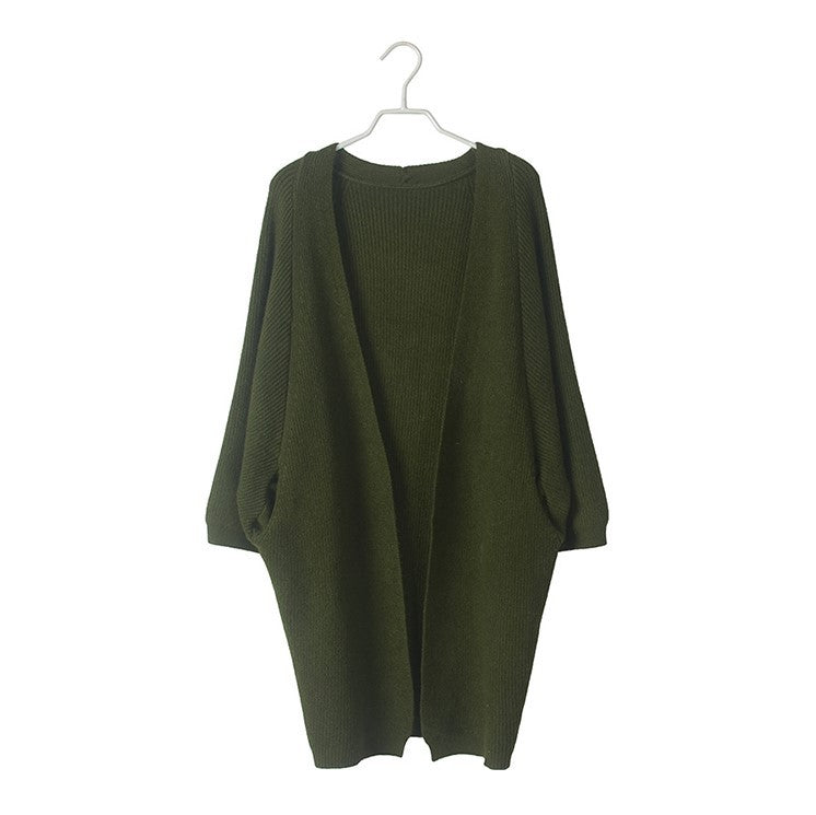 Knitted sweater jacket cardigan women's clothing