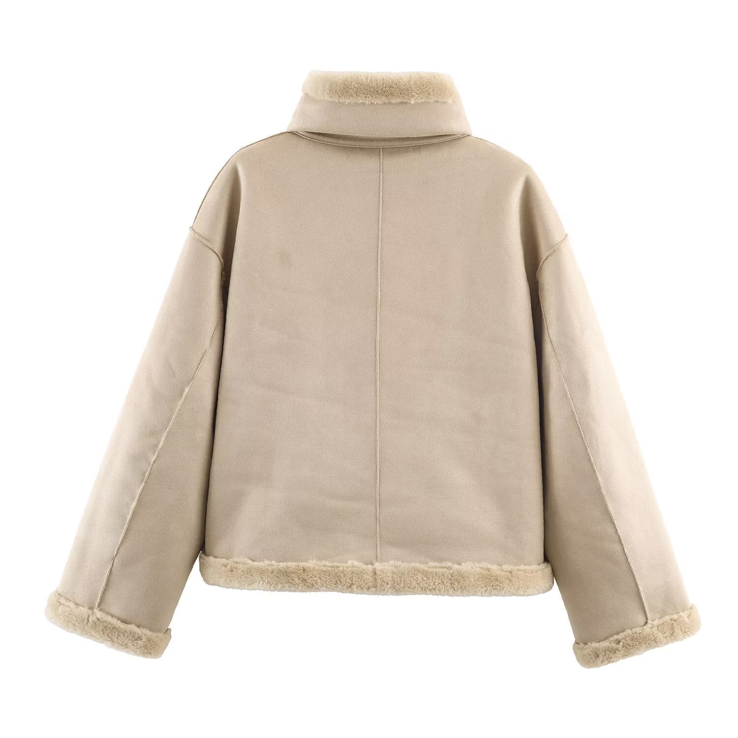 Double sided jacket for women's clothing