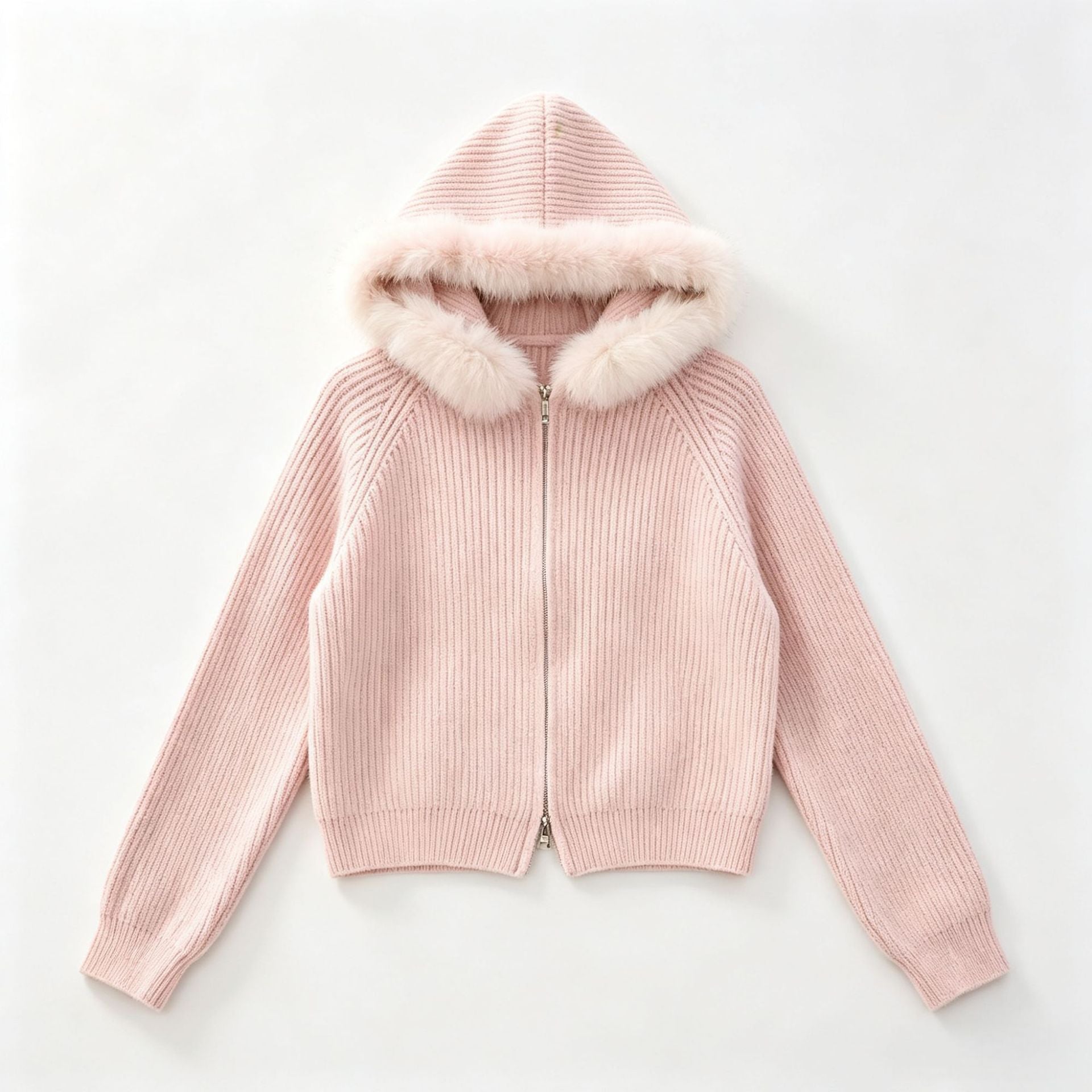 Soft and lazy style sweater jacket for women's clothing
