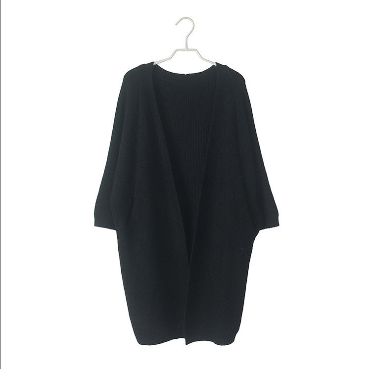 Knitted sweater jacket cardigan women's clothing