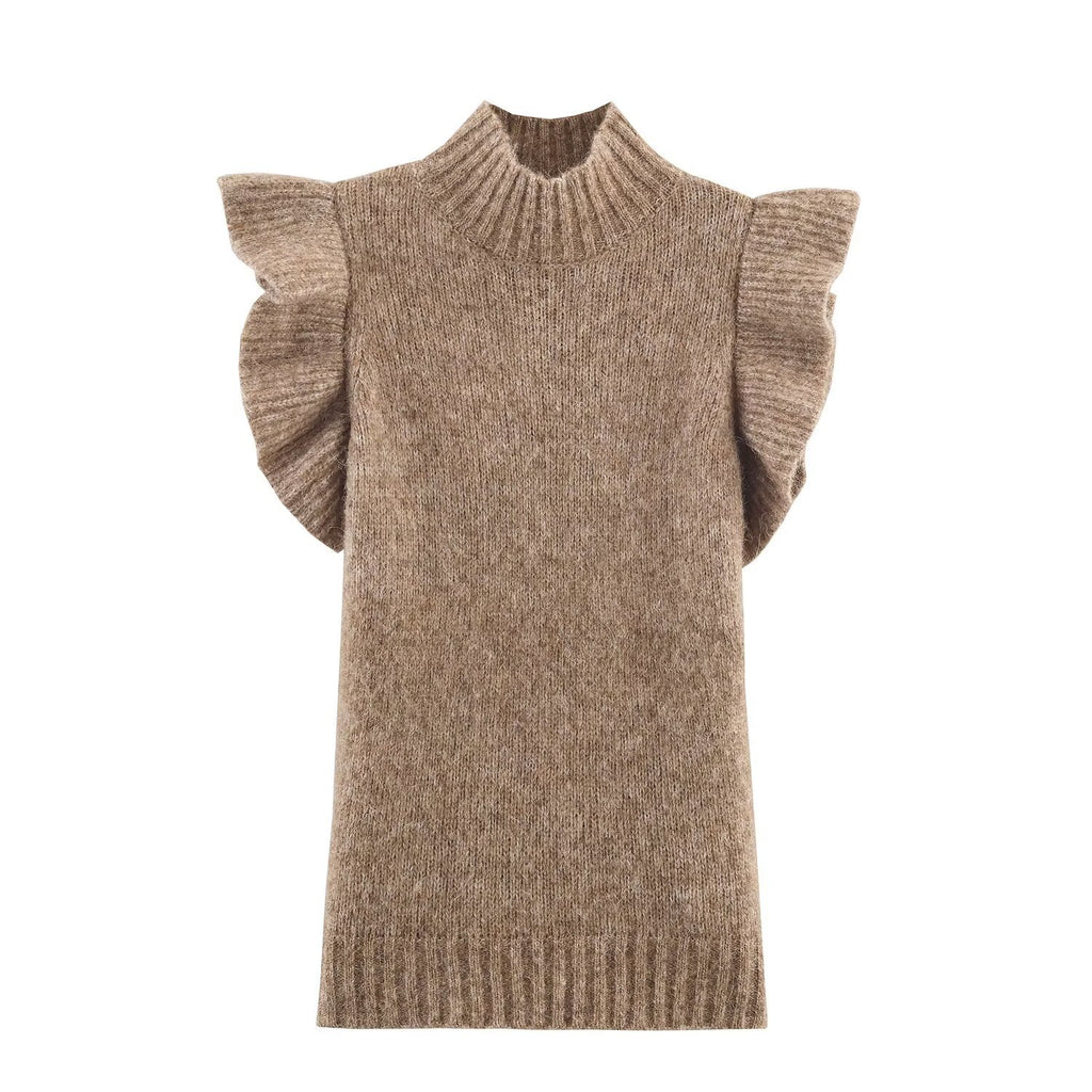 Stacked decorative top for women's clothing