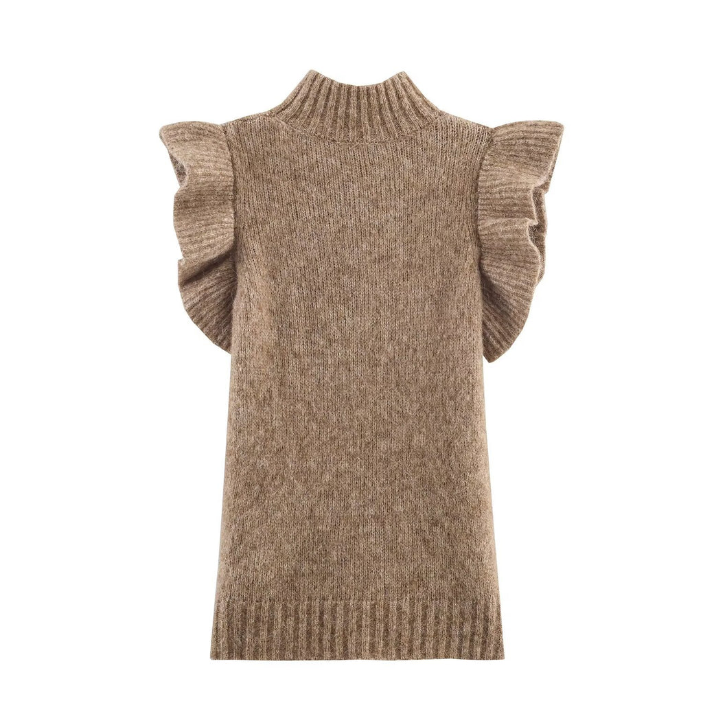 Stacked decorative top for women's clothing
