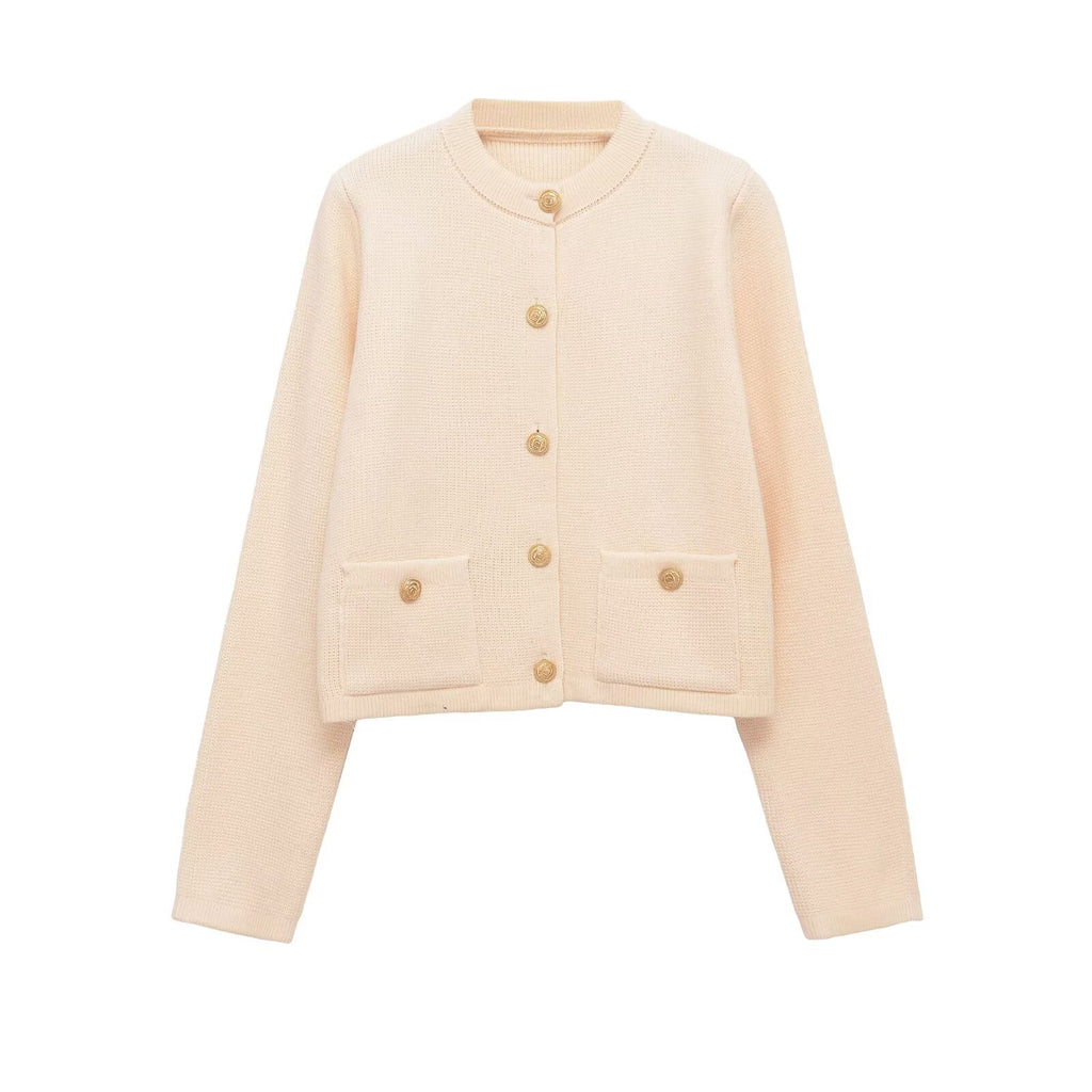 Autumn Knitted Jacket Women's Clothing