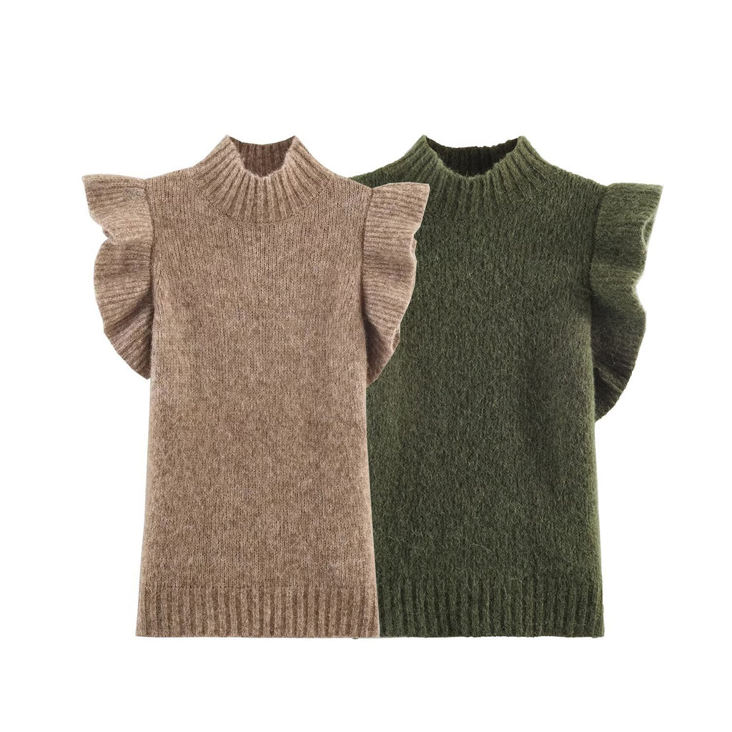 Stacked decorative top for women's clothing