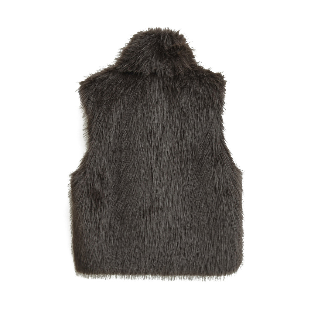 Artificial effect vest for women's clothing