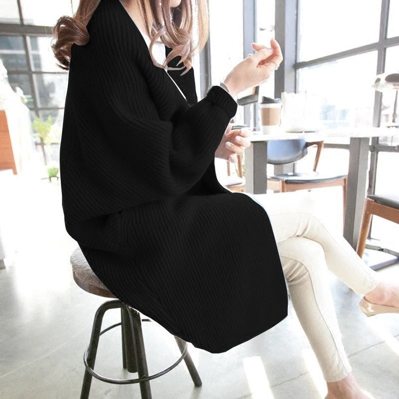 Knitted sweater jacket cardigan women's clothing