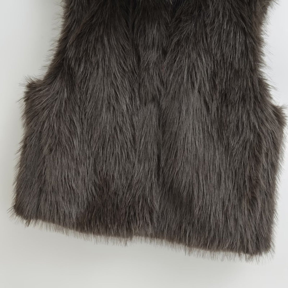Artificial effect vest for women's clothing