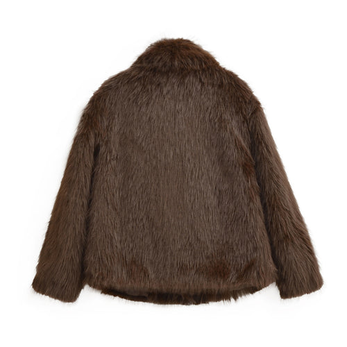 Fur jacket women's clothing