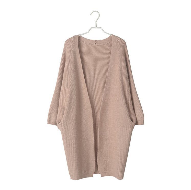 Knitted sweater jacket cardigan women's clothing